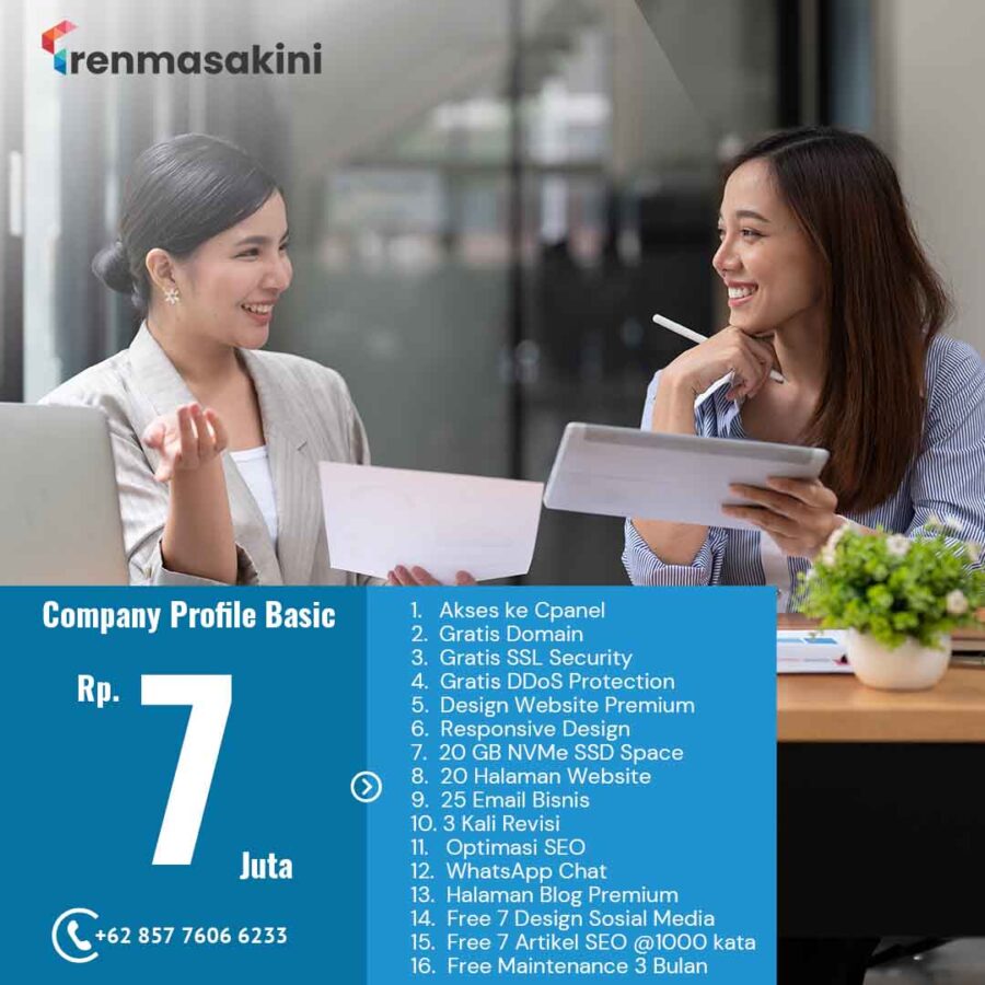 Paket Website Company Profile Basic