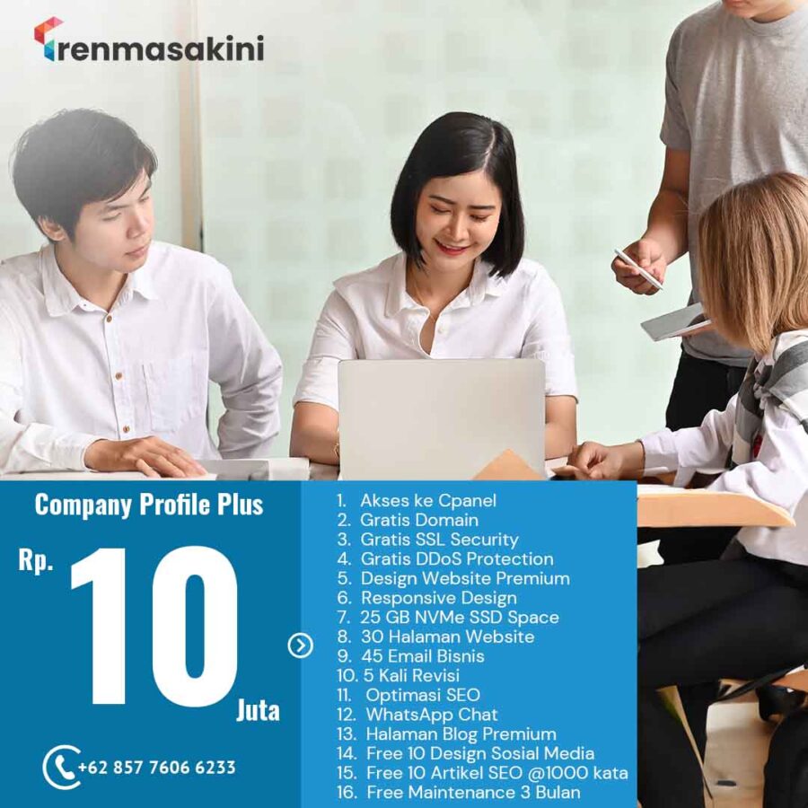 Paket Website Company Profile Plus