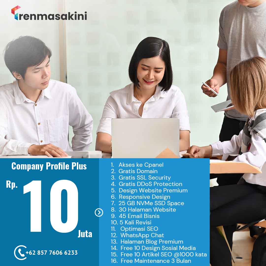 Paket Website Company Profile Plus