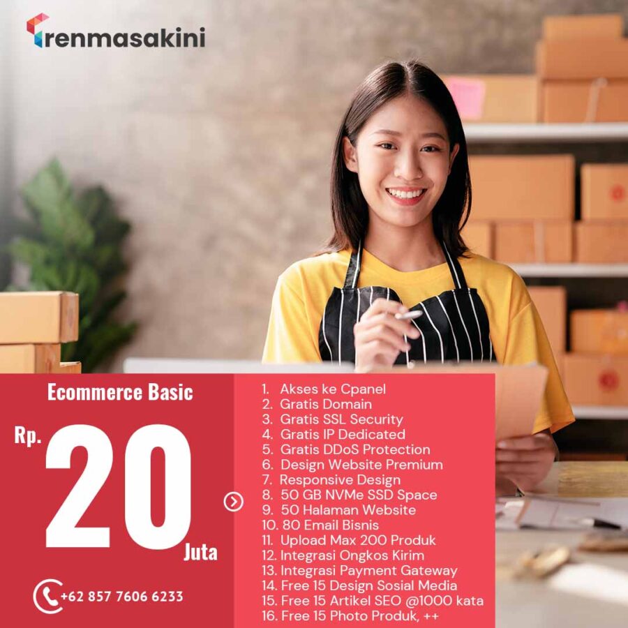 Paket Website Ecommerce Basic