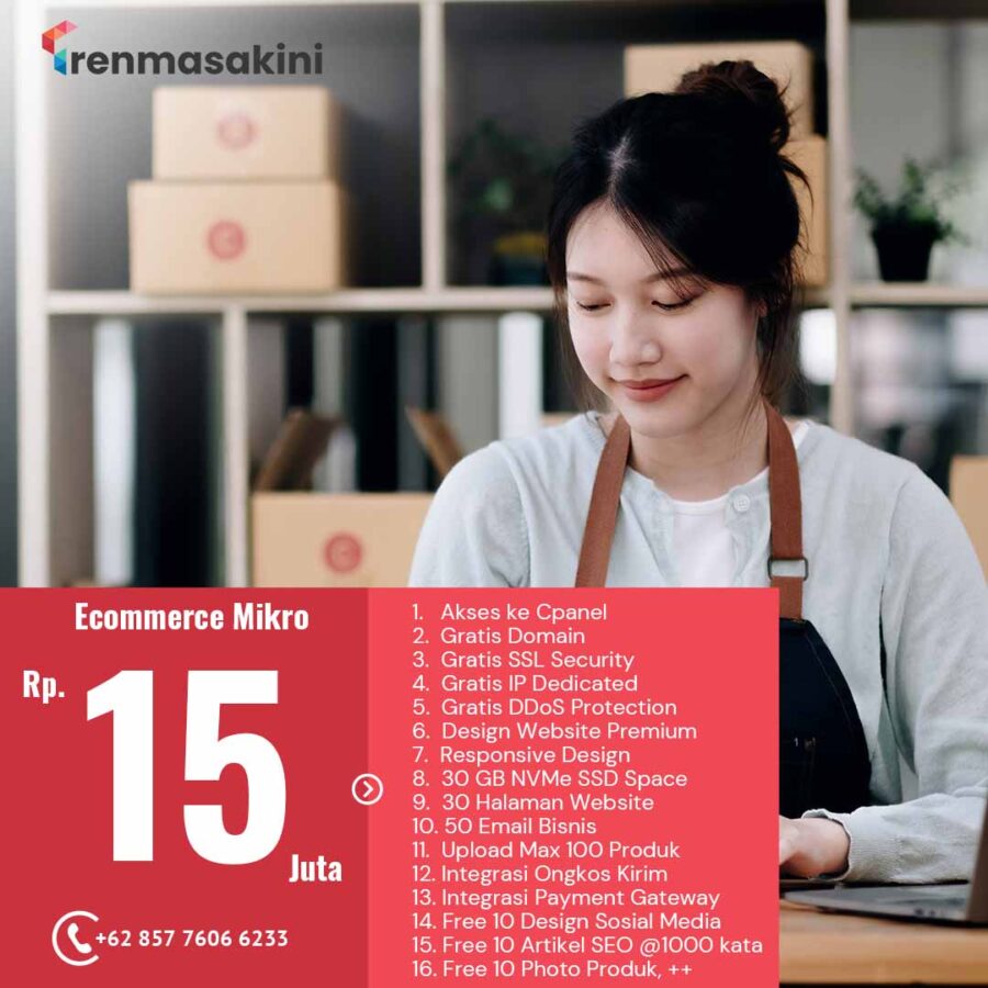 Paket Website Ecommerce Mikro