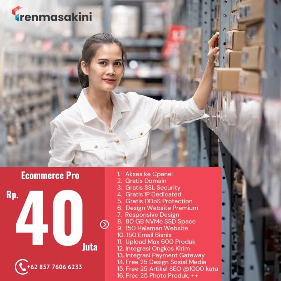 Paket Website Ecommerce Pro