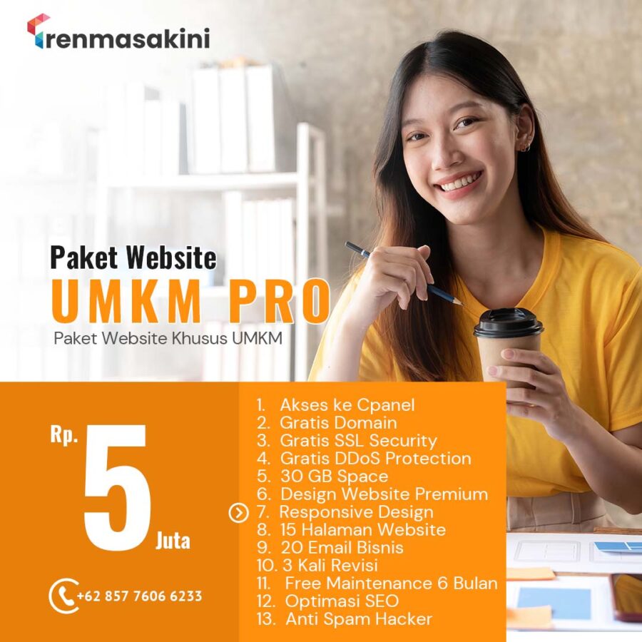 Paket Website Trenmasakini Pro