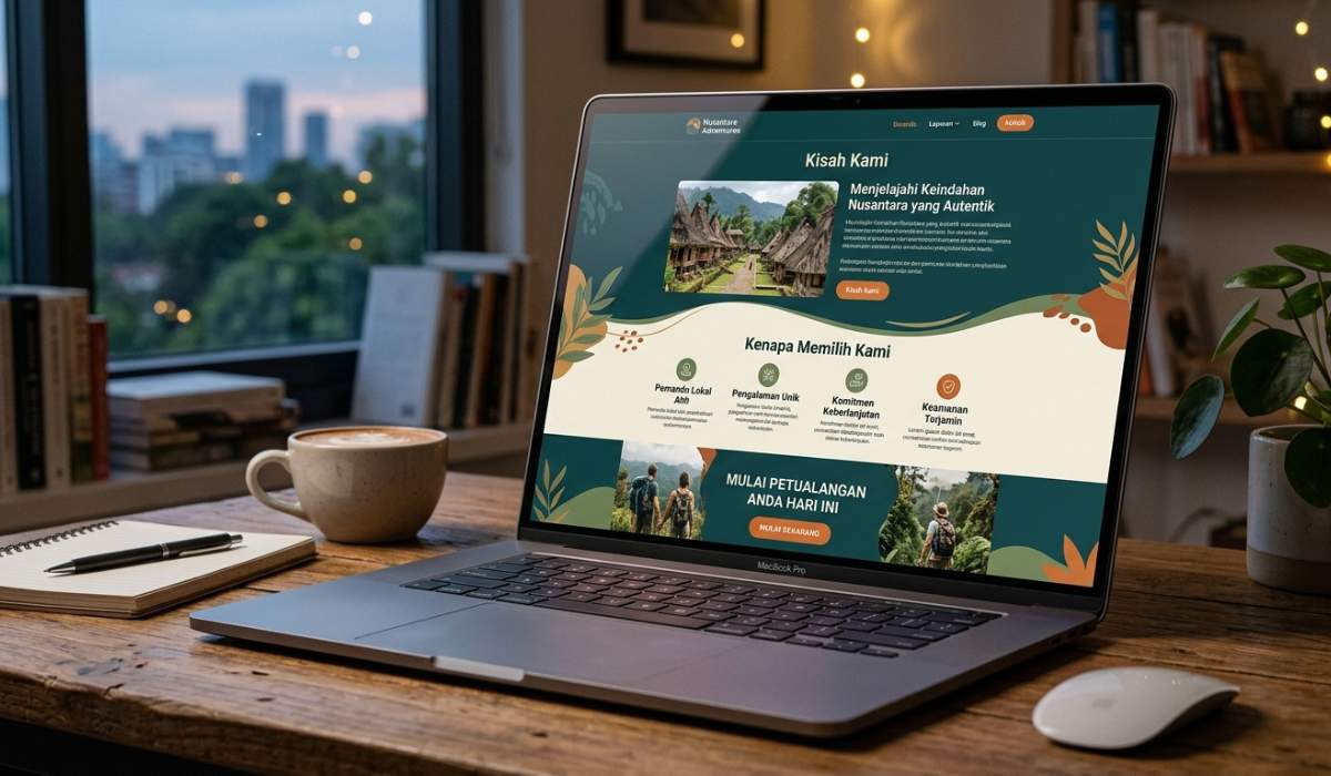 contoh desain website