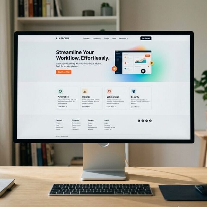 struktur website