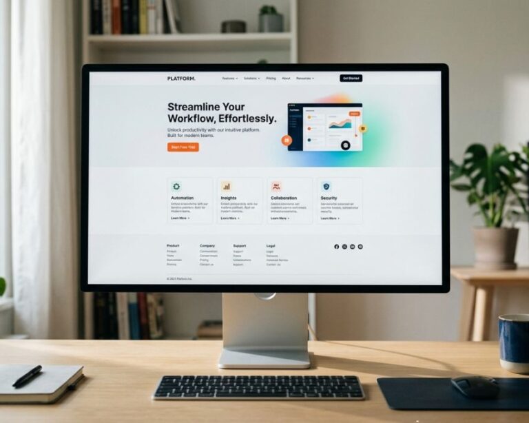 struktur website
